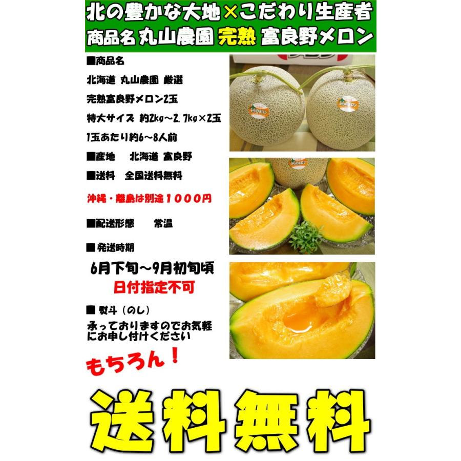 メロン お中元 ギフト 赤肉 富良野 特大 2玉 糖度15度以上 完熟 メロン 北海道 丸山農園 富良野メロン 2個 1玉当り 約2 2 7kg お盆 お供え 内祝 出産祝い Maru Furanomeron02 クックス産直ヤフー店 通販 Yahoo ショッピング