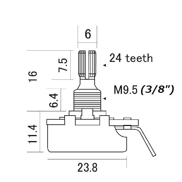 SCUD CTS-A250-S CTS ポット インチ ショートシャフト A250K スカッド