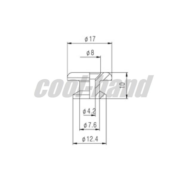SP-014NI ストラップピン ビス付 1pcs ニッケル エンドピン : クールハンド - 通販 - Yahoo!ショッピング