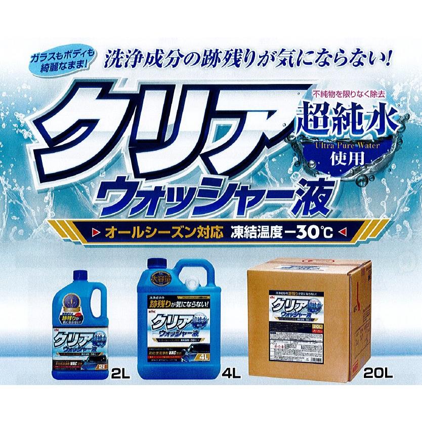 クリア ウォッシャー液 20L 15-291ストレートタイプ -30度 オール