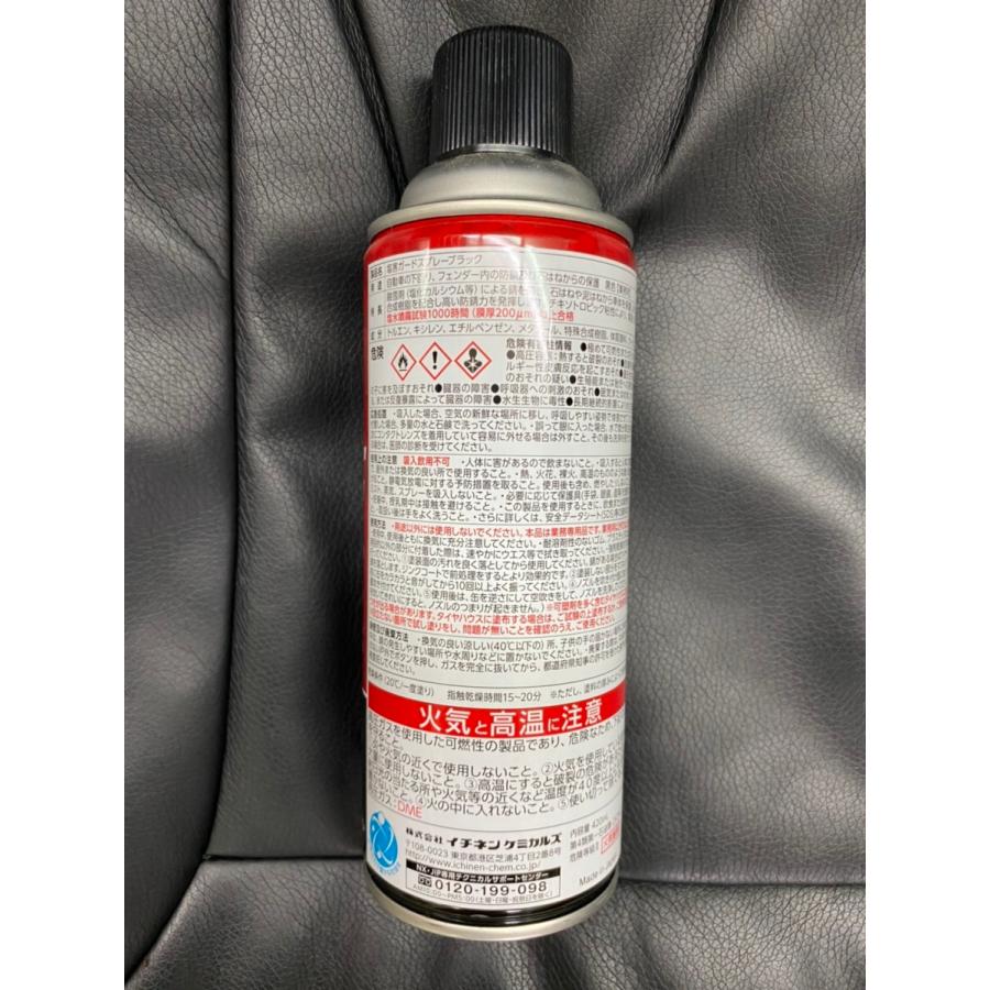 496 3本セット 塩害ガード スプレー ブラック 海 融雪 泥 防錆