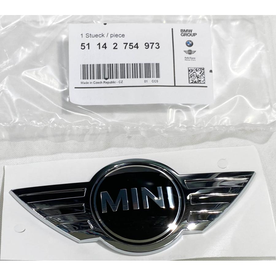 BMW 51142754973 BMW MINI ミニ 純正 フード エンブレム R55 R56