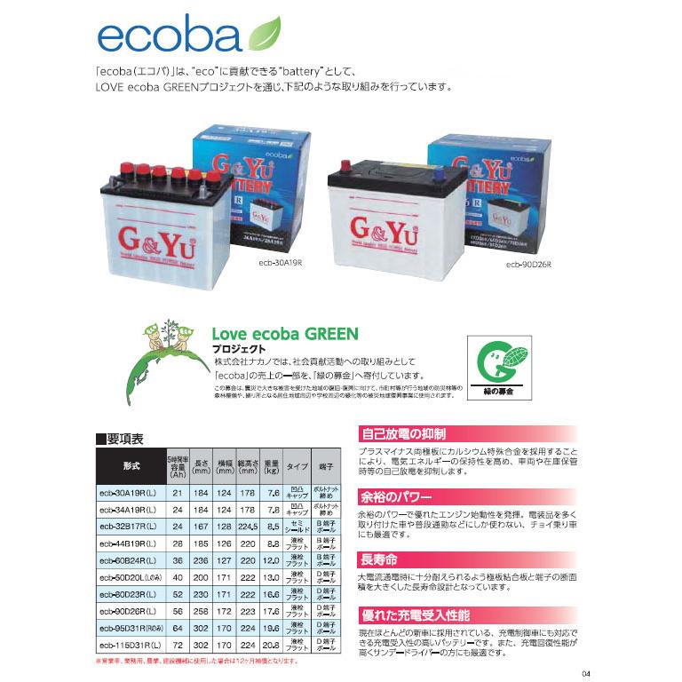 G&Yuバッテリー eco 80D23L 80D23L GANDYU製 バッテリー G&Yuバッテリー eco 80D23L 80D23L GANDYU製 バッテリー