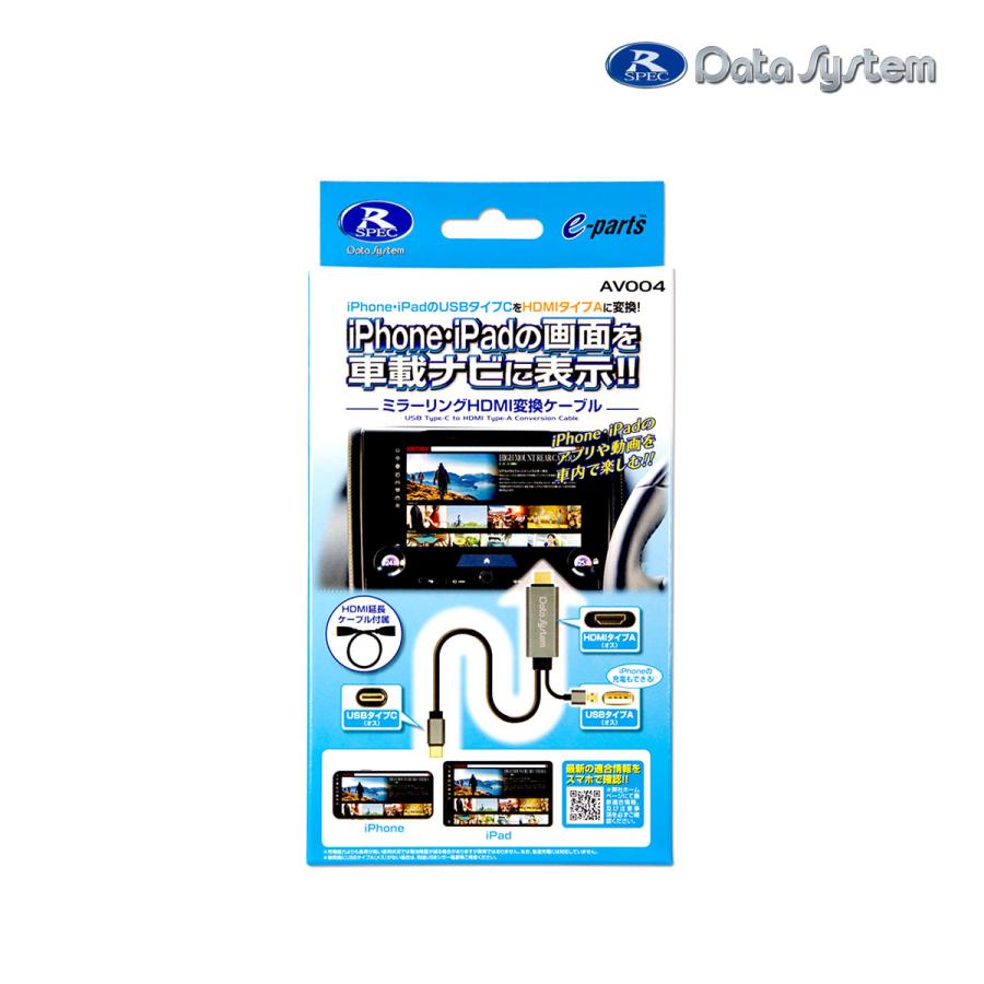 ミラーリング HDMI変換ケーブル iPhone iPad USBタイプC を HDMIタイプ
