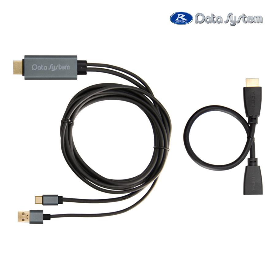 ミラーリング HDMI変換ケーブル iPhone iPad USBタイプC を HDMIタイプ