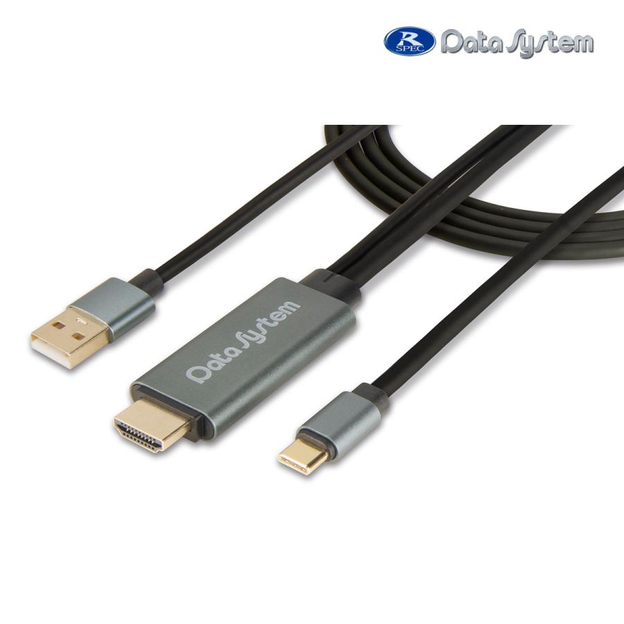 ミラーリング HDMI変換ケーブル iPhone iPad USBタイプC を HDMIタイプ