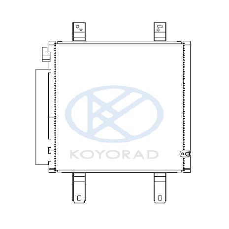 ハイゼットカーゴ クーラーコンデンサー S320V S321V 新品 熱交換器