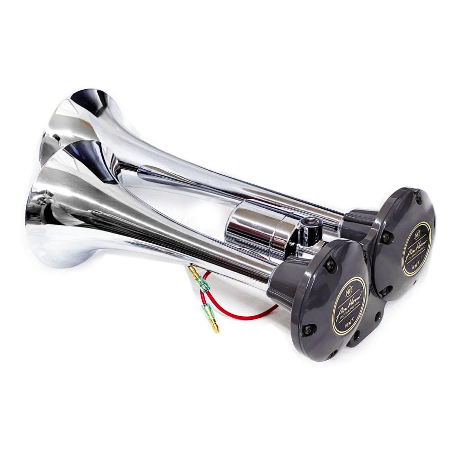 HKT スーパーエアーホーン HS21A ヤンキークローム 24V 周波数:HIGH