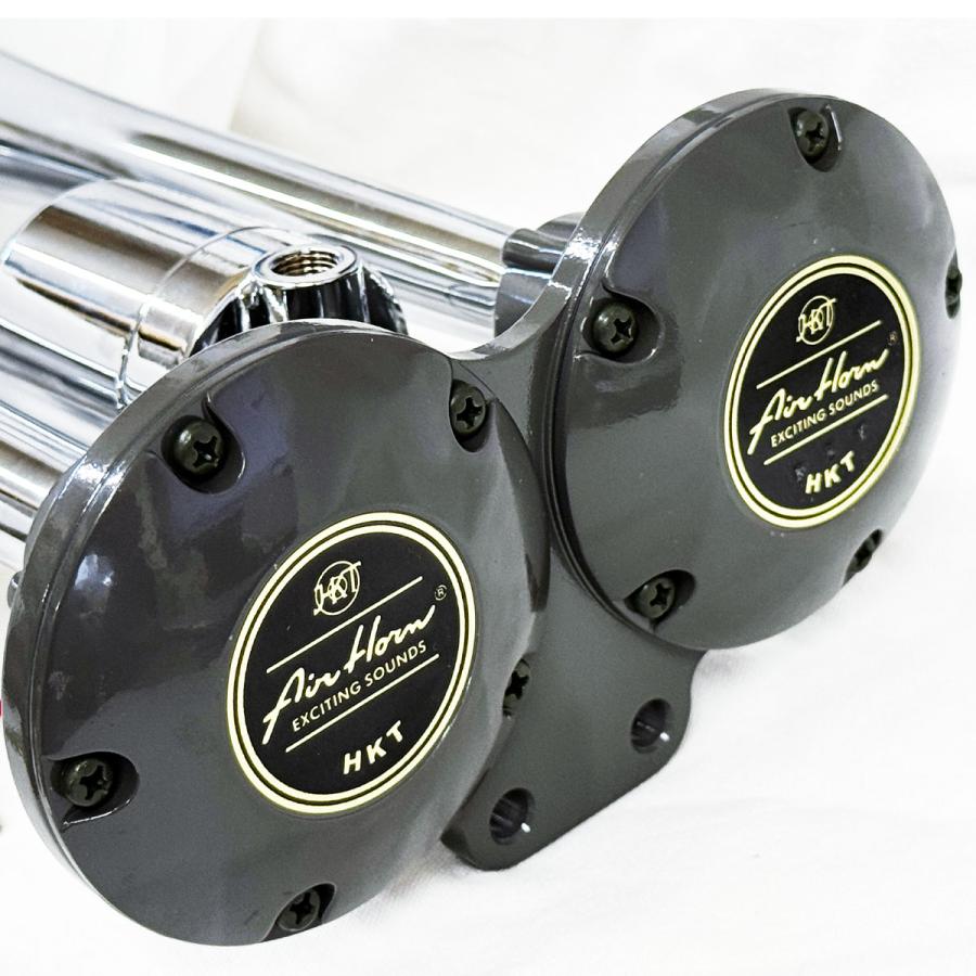 HKT スーパーエアーホーン HS21A ヤンキークローム 24V 周波数:HIGH