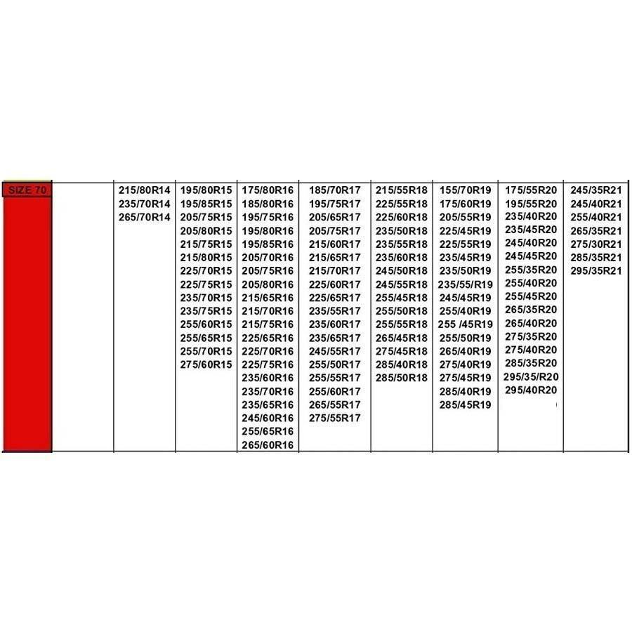 ISSE（イッセ） スノーソックス スーパーモデル サイズ 70 タイヤ