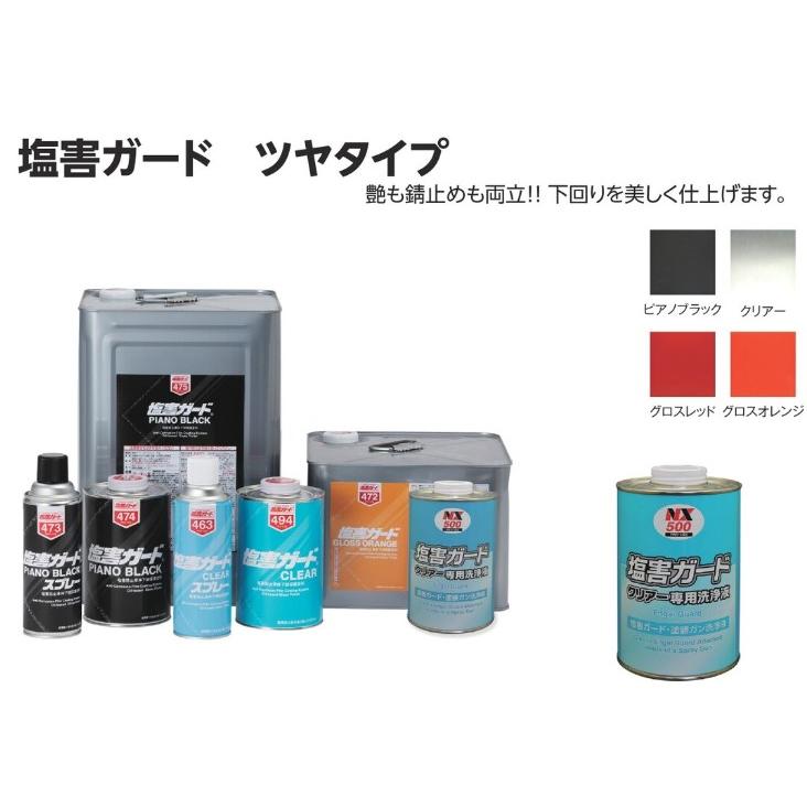 NX473 473 2本セット 塩害ガード ツヤ ピアノブラック スプレー NX473 473 2本セット 塩害ガード ツヤ ピアノブラック スプレー