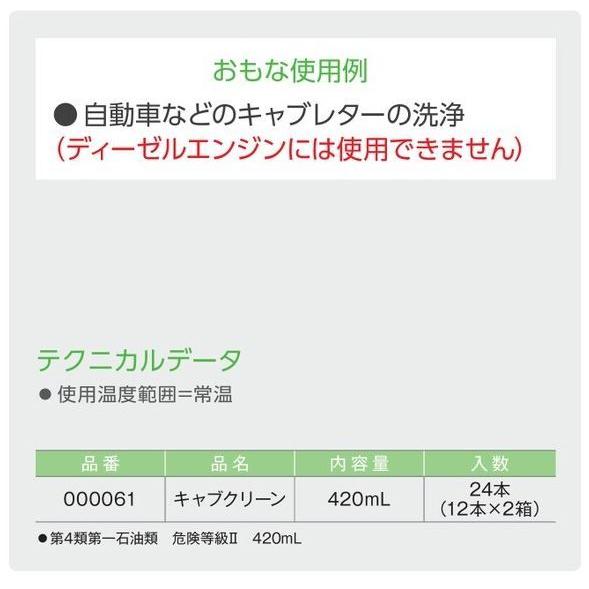 イチネンケミカルズ NX61 キャブクリーン キャブレーター クリーナー