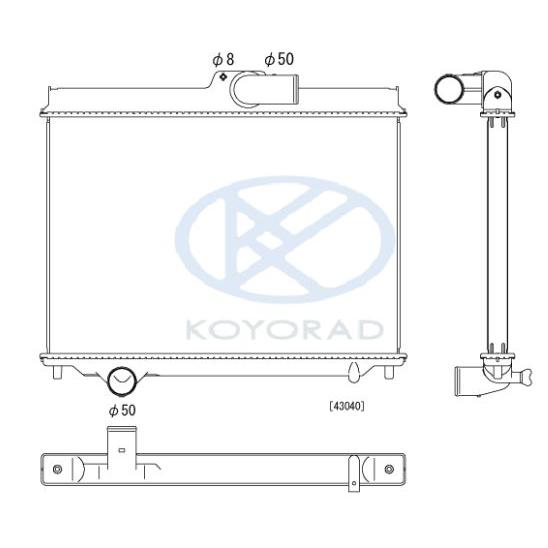 フォワード ラジエーター MT用 FRR33 FRR34 FRR35 社外新品 フォワード ラジエーター MT用 FRR33 FRR34 FRR35 社外新品