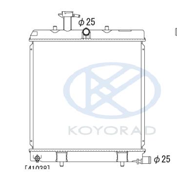 ピクシスバン ラジエーター MT ターボ 用 S321M S331M 新品 熱交換器