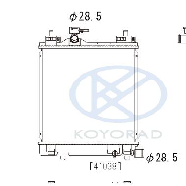 ワゴンR ラジエーター CVTノンターボ用 MH34S MH44S（代用） 新品 熱