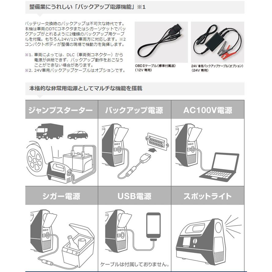 ポータブル パワーソース ジャンプスターター Ps 日立製 自動車整備用品 事前に在庫要問合せ Ps クールジャパン 通販 Yahoo ショッピング