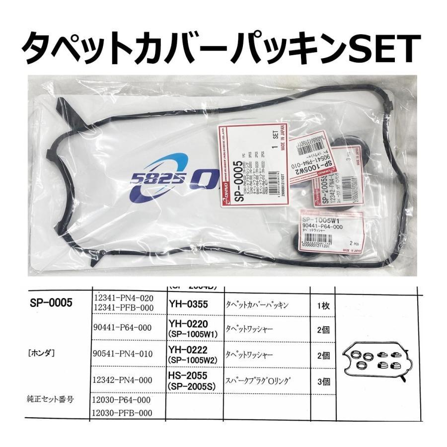 大野ゴム SP-0005 タペットカバーパッキン セット ホンダ アクティ