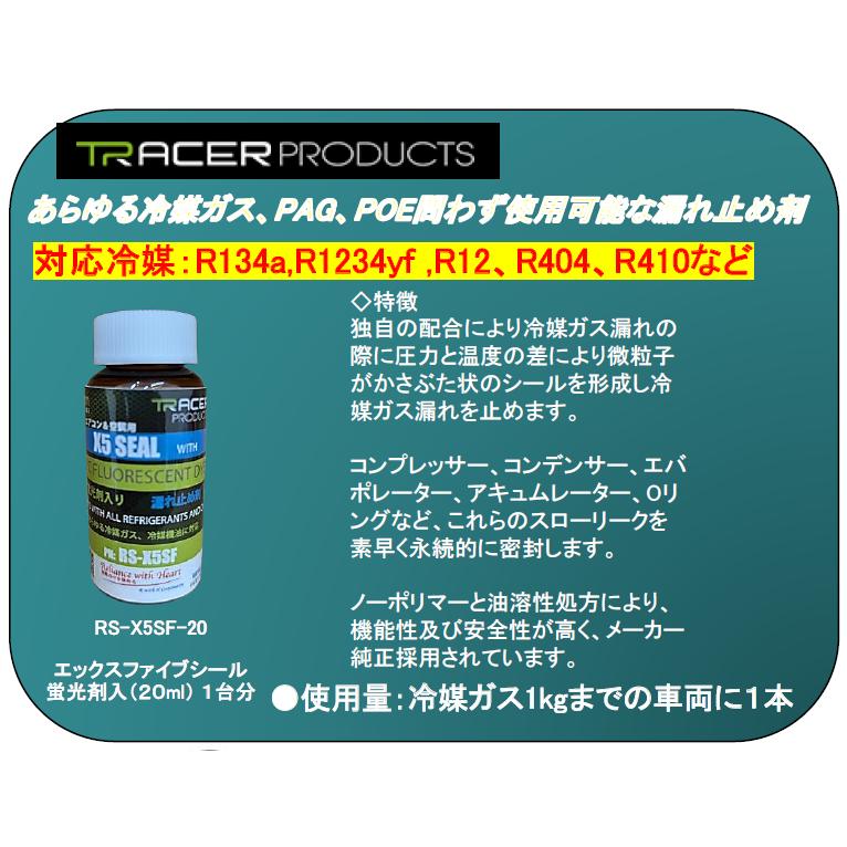 R134A PAG POE 漏れ止め剤 セット インジェクター カーエアコン 簡易