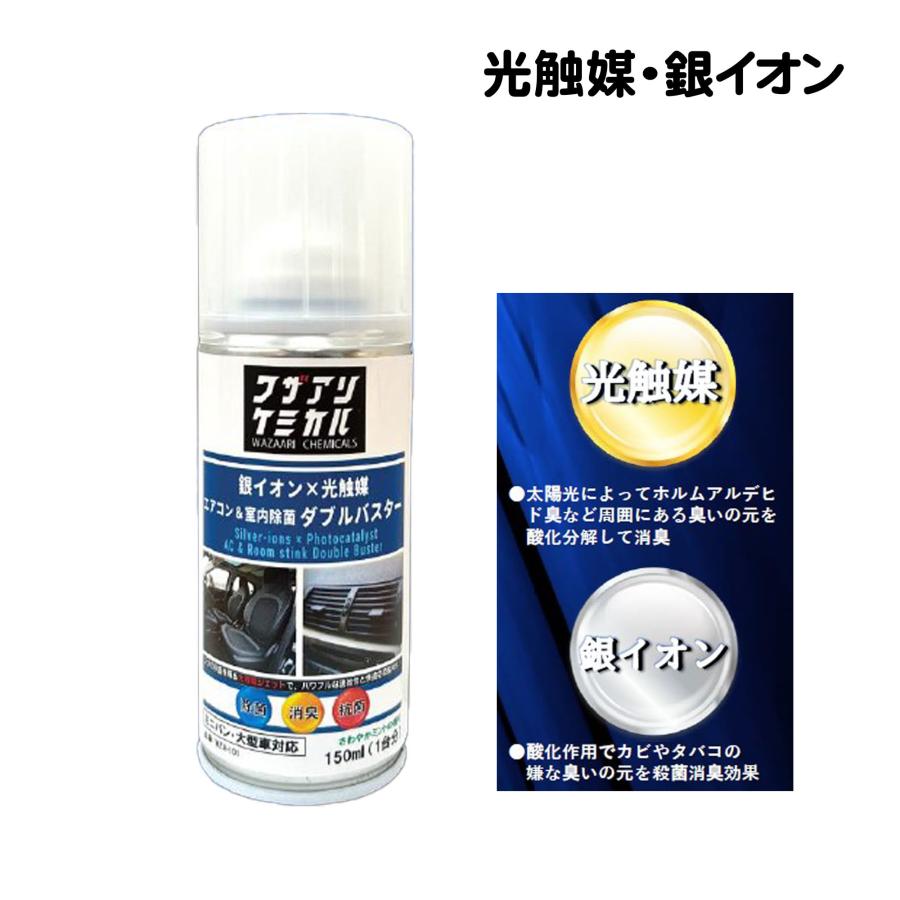 室内空気ラジアルバスターV1クラスター対策空気殺菌(あ63) 光触媒 銀イオン ダブルバスター ワザアリケミカル クーラー エアコン