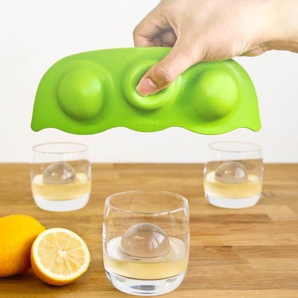 枝豆から氷がぷりっ