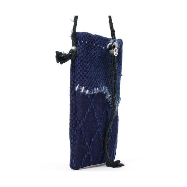 ポータークラシック OMAMORI POUCH W / SILK & SILVER L ポーチ L/ブルー メンズ ケンドー 001-4020 PORTER CLASSIC【選べるノベルティ付】の画像