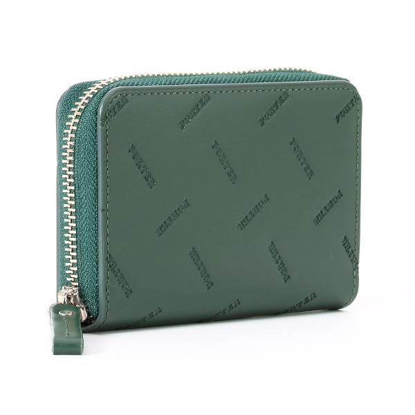 美品　PORTER ポーター　エンチェイス　&カードケース　グリーン　現行 PORTER ポーター エンチェイス コイン ＆ カードケース 007-02285