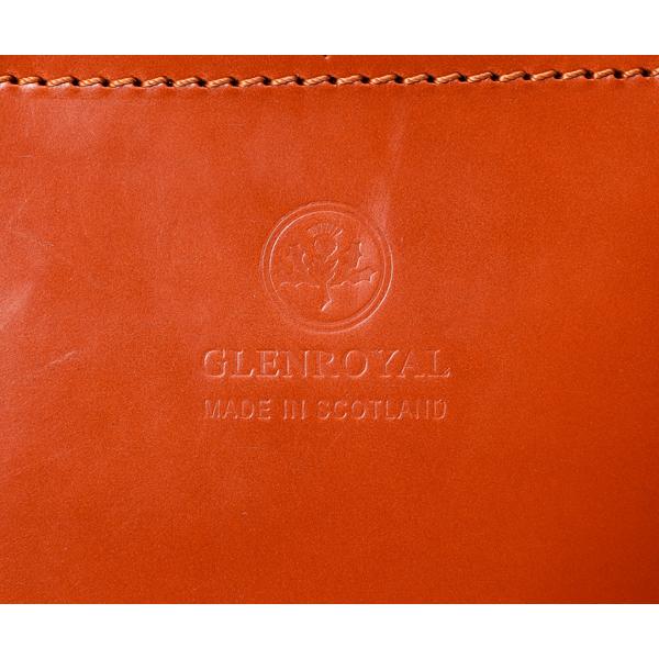 グレンロイヤル ジップショルダートートバッグ/オックスフォードタン メンズ フルブライドル 01-5845 GLENROYAL【選べるノベルティ付】の画像
