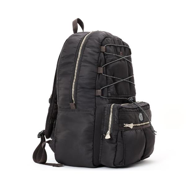 ポータークラシック デイパック/ブラック メンズ スーパーナイロン 015-264 PORTER CLASSIC【選べるノベルティ付】の画像