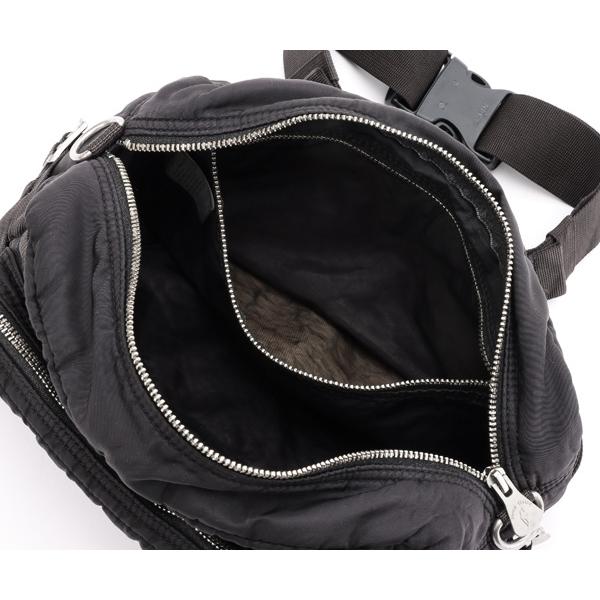 ポータークラシック ウエストバッグ/ブラック メンズ スーパーナイロン 015-272 PORTER CLASSIC【選べるノベルティ付】の画像