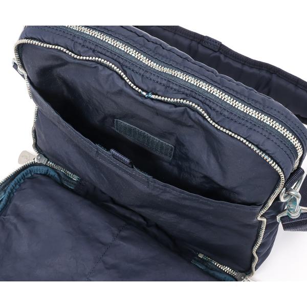 ポータークラシック シンプルショルダーバッグ/ブルー メンズ スーパーナイロン 015-3075 PORTER CLASSIC【選べるノベルティ付】の画像
