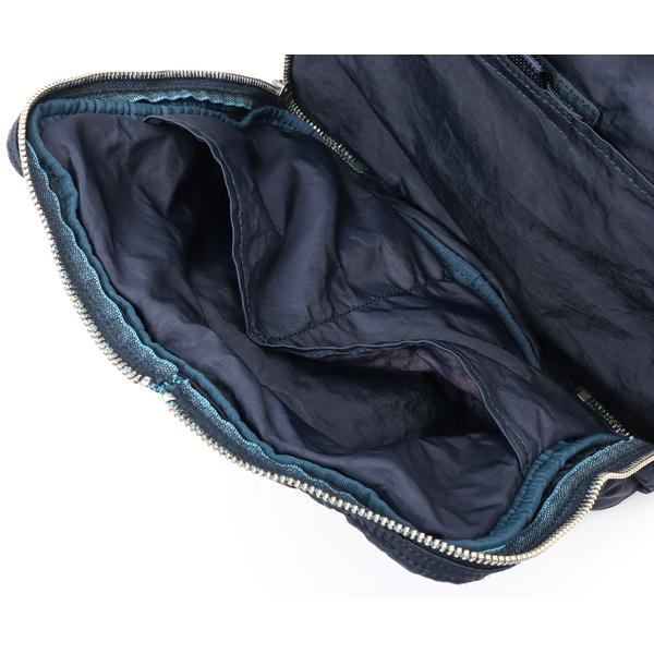 ポータークラシック シンプルショルダーバッグ/ブルー メンズ スーパーナイロン 015-3075 PORTER CLASSIC【選べるノベルティ付】の画像