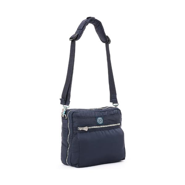 ポータークラシック シンプルショルダーバッグ/ブルー メンズ スーパーナイロン 015-3075 PORTER CLASSIC【選べるノベルティ付】の画像