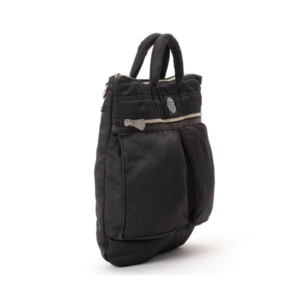 ポータークラシック ヘルメットバッグ/S/ブラック メンズ スーパーナイロン 015-325 PORTER CLASSIC【選べるノベルティ付】の画像