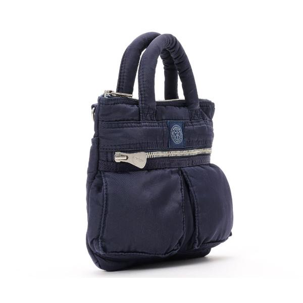 ポータークラシック ヘルメットバッグ ミニ/ブルー メンズ スーパーナイロン 015-4034 PORTER CLASSIC【選べるノベルティ付】の画像