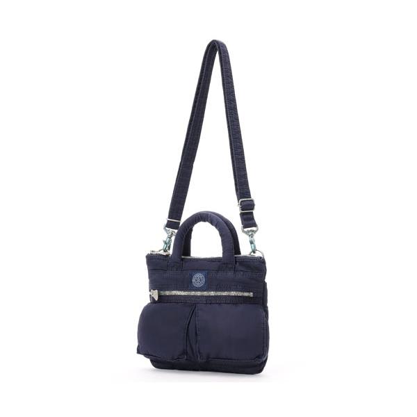 ポータークラシック ヘルメットバッグ ミニ/ブルー メンズ スーパーナイロン 015-4034 PORTER CLASSIC【選べるノベルティ付】の画像