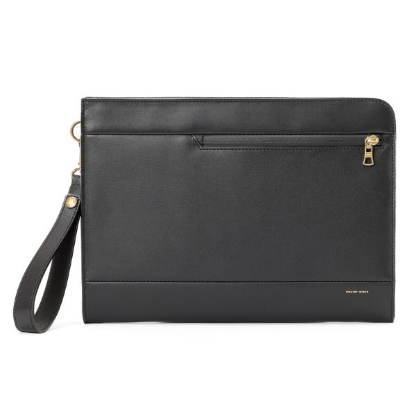 master-piece マスターピース クラッチバッグ/L/ブラック メンズ