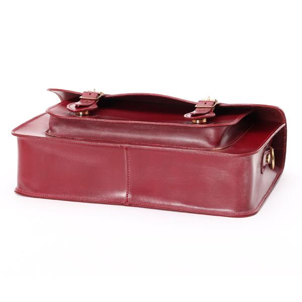 GLENROYAL グレンロイヤル サッチェルバッグ/13インチ/ボルドー