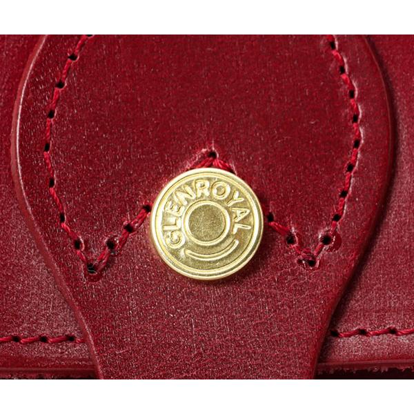 【美品】 GLEN グレンロイヤル 【ブライドル レザー サッチェル バッグ】レッド ショルダー バッグ 鞄 s2602032 GLENROYAL（グレンロイヤル） サッチェルバッグ/13インチ/ボルドー