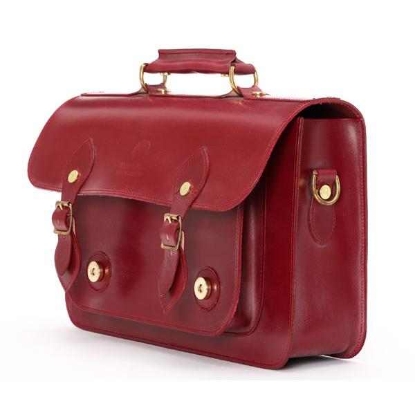 GLENROYAL（グレンロイヤル） サッチェルバッグ/13インチ/ボルドー