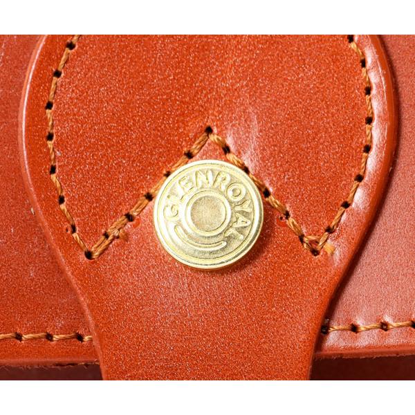 グレンロイヤル サッチェルバッグ/13インチ/オックスフォードタン メンズ フルブライドル 02-5912 GLENROYAL【選べるノベルティ付】の画像