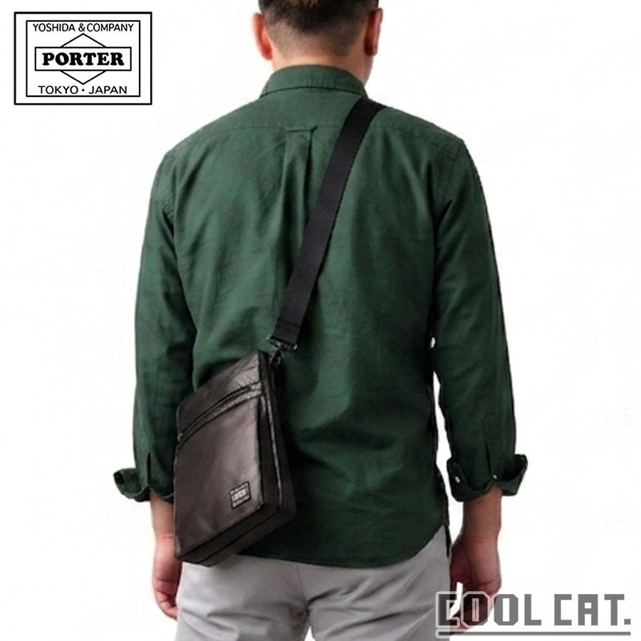 美品　PORTER　ポーター　アメイズ　アメイズショルダーバッグ　2層　本革 AMAZE（PORTER） ポーター アメイズ ショルダーバッグ 022-03794