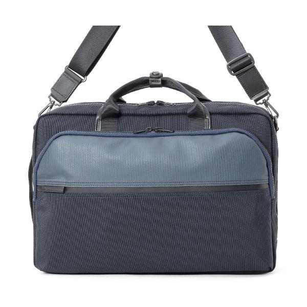 【美品】master-piece マスターピース デンシティ　ビジネス　ネイビー master-piece（マスターピース） 3WAYバックパック/ネイビー メンズ