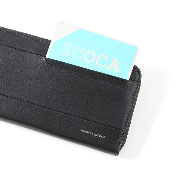 master-piece（マスターピース） ラウンドファスナー長財布/ブラック