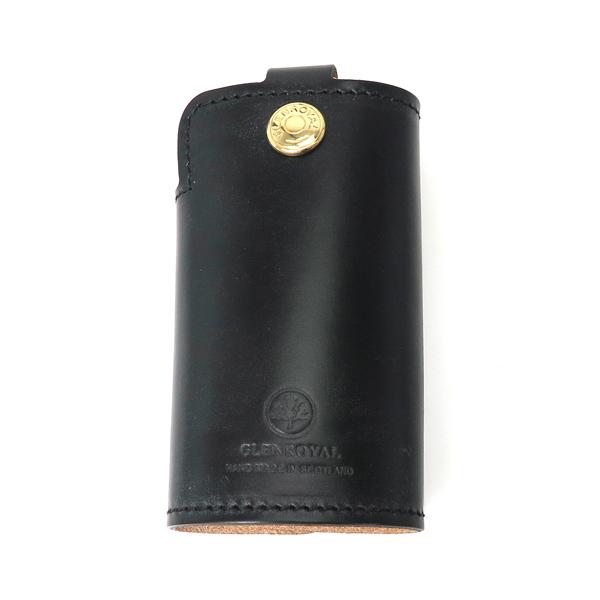 【未使用レベル】グレンロイヤル キーケース ブラック GLENROYAL（グレンロイヤル） フラップキーケース/ニューブラック