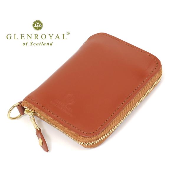 グレンロイヤル スモールジップウォレット/オックスフォードタン メンズ フルブライドル 03-5814 GLENROYAL【選べるノベルティ付】