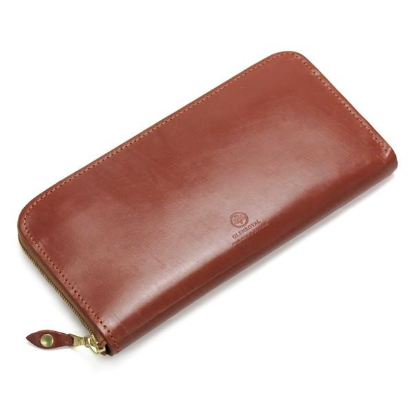 グレンロイヤル ラウンドファスナー長財布 メンズ フルブライドル 03-6029 GLENROYAL【選べるノベルティ付】の画像