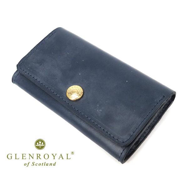 GLENROYAL（グレンロイヤル） 名刺入れ/ダークブルー メンズ フル