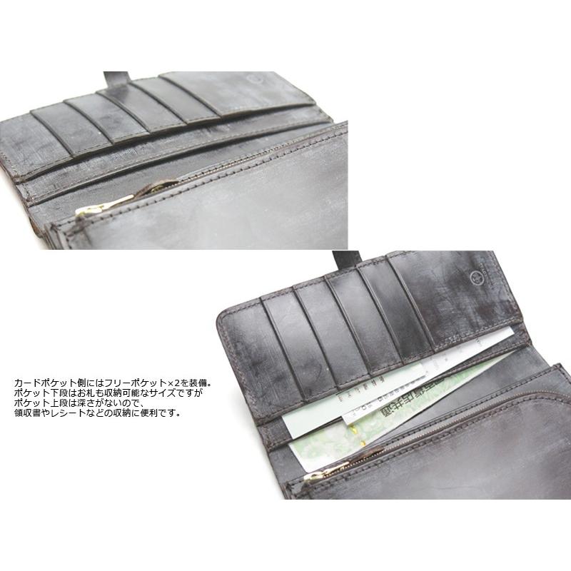 グレンロイヤル 長財布ホック開閉 メンズ フルブライドル 03-6178 GLENROYAL【選べるノベルティ付】の画像