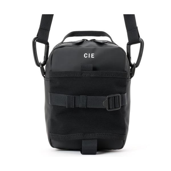 CIE（シー） ボトルミニショルダーバッグ/ブラック メンズ グリッド3 