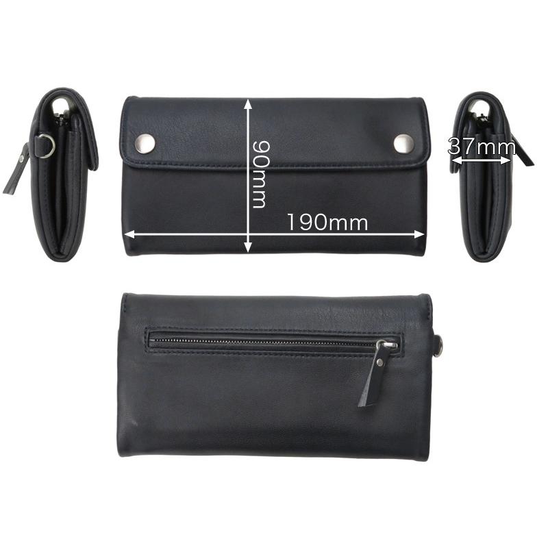 美品 PORTER ポーター CRUST クラスト 長財布 レザー ネイビー CRUST（PORTER） ポーター クラスト ロングウォレット 035-03431